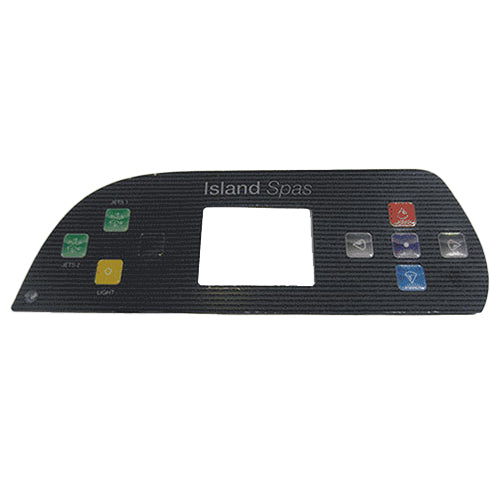 Artesian Spas Island Series Topside Control Panel Overlay 2P (11-1304-08)