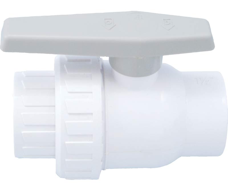 CMP Single Union Ball Valve 1-1/2 Inch Slip