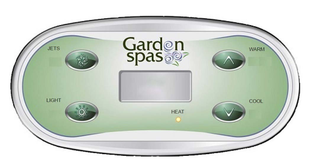 Artesian South Seas Spas™ Topside Control Panel