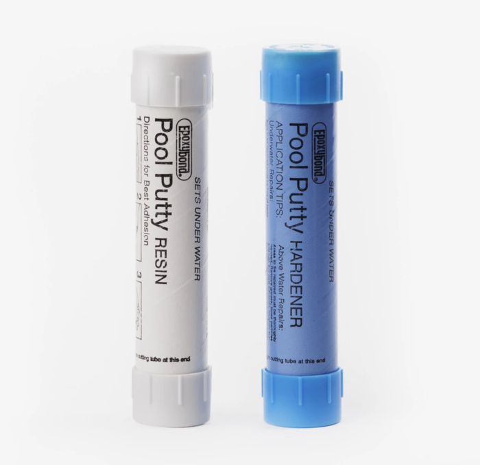 Two part epoxy based pool putty ( for cracks )