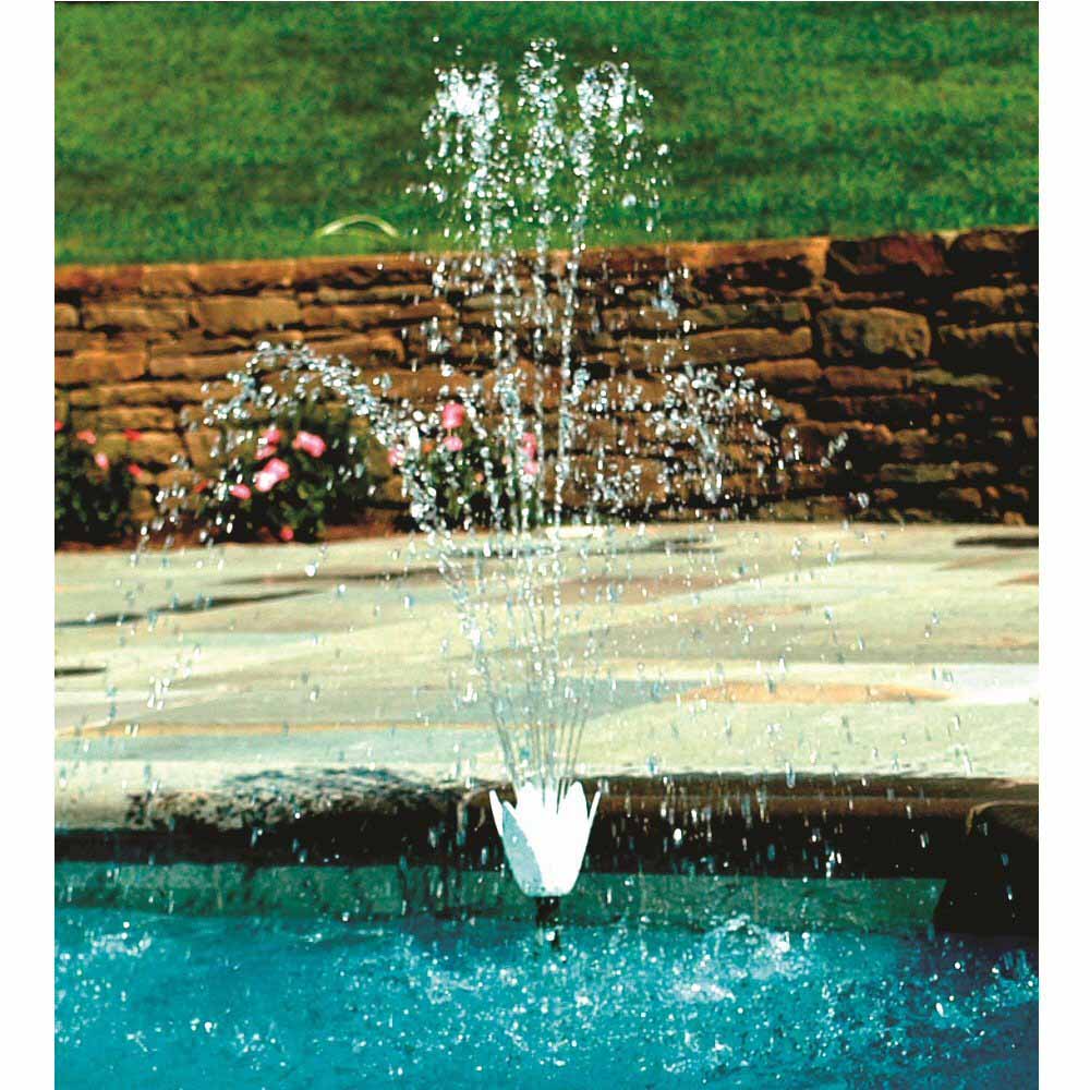 Wall Flower Pool Fountain