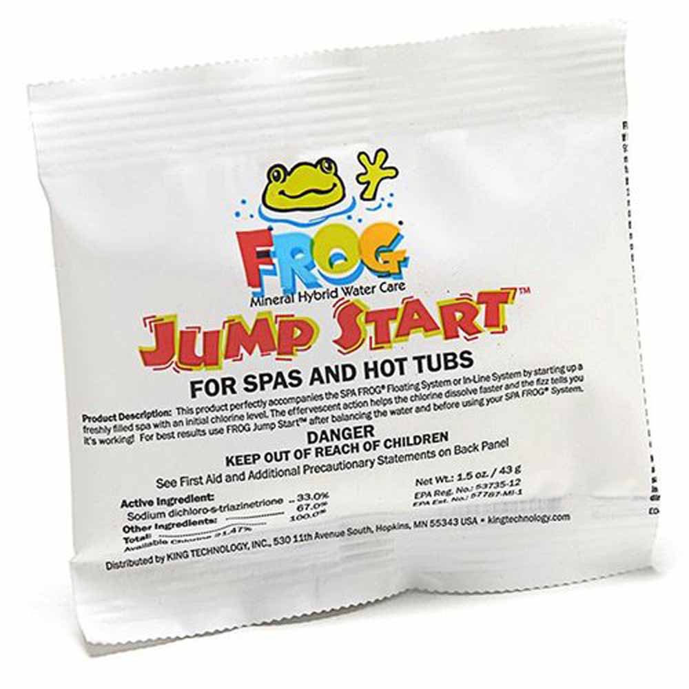 Spa Frog Hot Tub Mineral Jump Start Shock Chlorine Packets