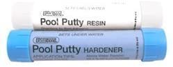 Two part epoxy based pool putty ( for cracks )