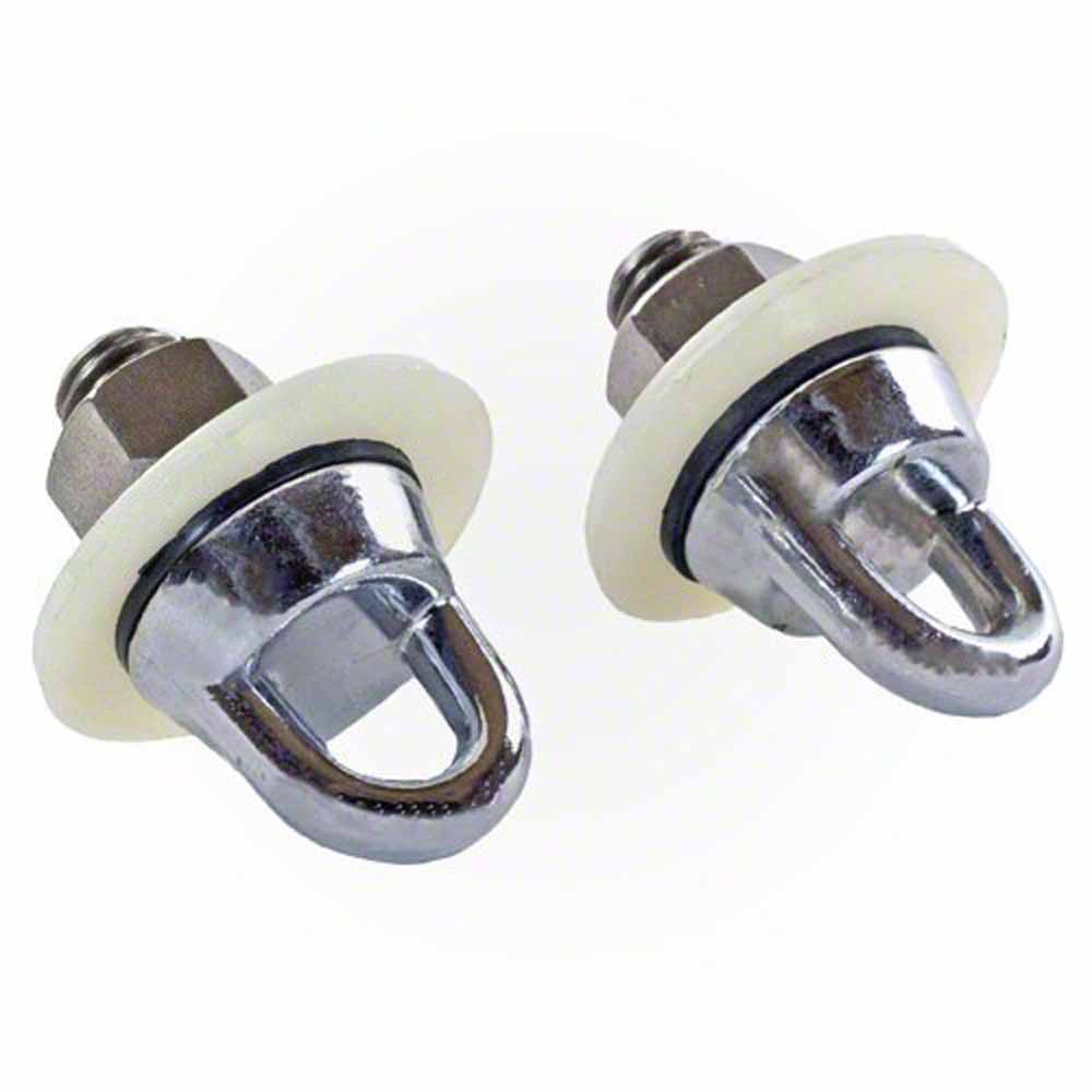 Chrome Plated Wall Anchor Set #89001