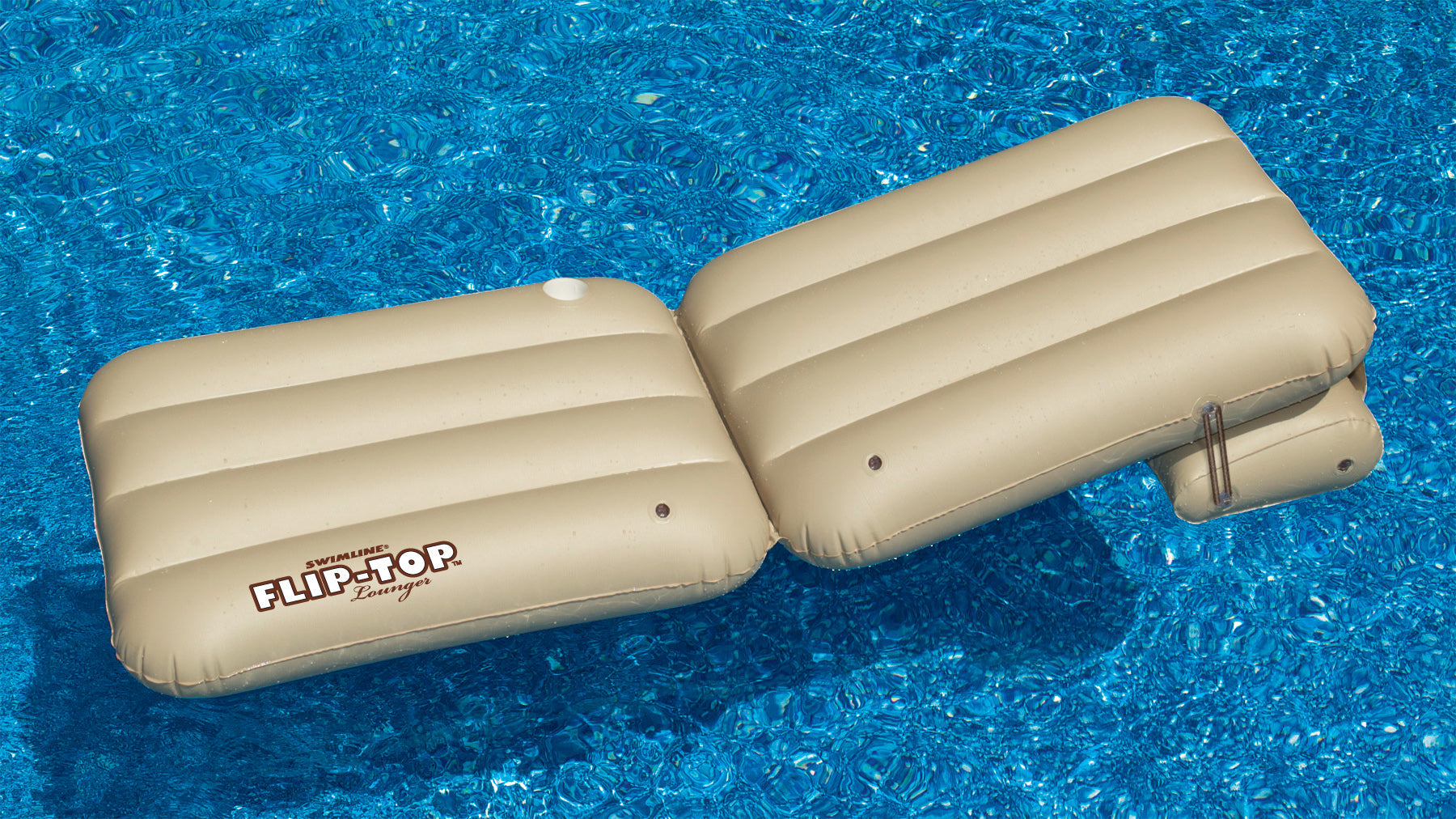 Flip Top Multi Position Lounger Pool Float
