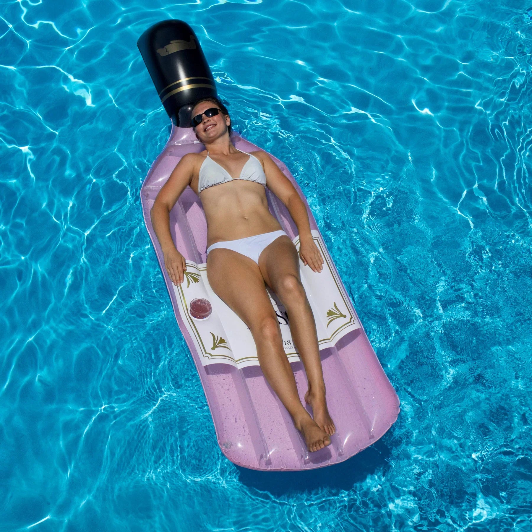 Rose Bottle Float