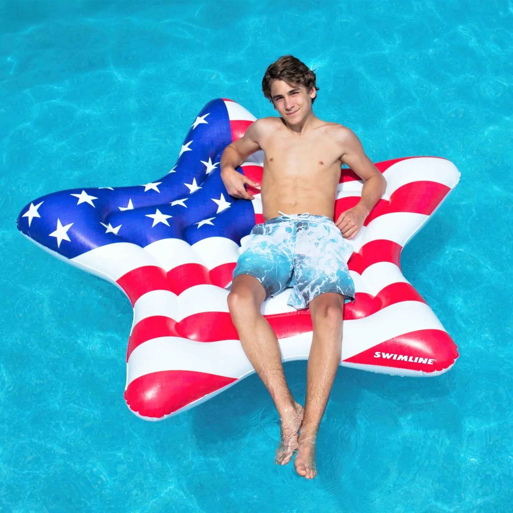 Americana Star Island Float