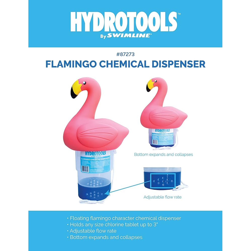 Pink Flamingo Floating Chemical Dispenser
